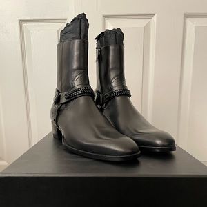 Saint Laurent Wyatt Boots with Chain